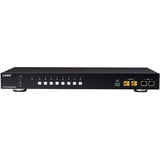 Lindy 8 Port IPower Switch (32623), Steckdosenleiste schwarz, Intelligente PDU mit 8 mess- und schaltbaren Stromausgängen