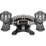 MOZA MRP Rudder Pedals, Pedale schwarz/silber