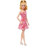 Mattel Barbie Fashionistas-Puppe mit blondem Pferdeschwanz und Blumenkleid 