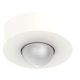Merten Bewegungsmelder ARGUS 360 IP54 für Deckenmontage mit 360 Grad Erfassungswinkel weiß (glänzend), Retail