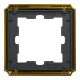 Merten D-Antik Metallrahmen einfach Rahmen aus Metall mit glänzender Oberfläche gold, Retail