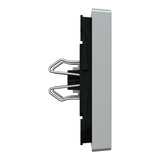 Merten Wippe Licht Wechsel Schalter Kreuz Schalter Taster Einsatz einteilig aluminium, Retail