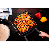 Ooni Doppelseitige Grizzler-Grillplatte anthrazit, Sockel aus Edelstahl