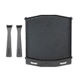 Ooni Doppelseitige Grizzler-Grillplatte anthrazit, Sockel aus Edelstahl