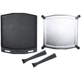 Ooni Doppelseitige Grizzler-Grillplatte anthrazit, Sockel aus Edelstahl