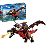 PLAYMOBIL 72114 Knights Schwarzer Drache, Konstruktionsspielzeug 