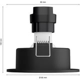 Philips HUE White Ambiance Milliskin Einbauspot 3er-Pack, LED-Leuchte weiß