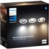 Philips Hue White Ambiance Milliskin Einbauspot 3er-Pack, LED-Leuchte weiß