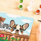 Ravensburger CreArt - Hunde und Katze, Malen 