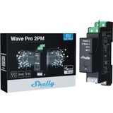 Shelly Qubino Wave Pro 2PM, Relais schwarz