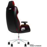 Thermaltake Gaming-Stuhl ARGENT E700 Storm Black Houndstooth Fabric rot/schwarz, Design by Studio F. A. Porsche