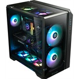 Thermaltake Ganymed V2 Black, Gaming-PC schwarz/transparent, Windows 11 Home 64-Bit