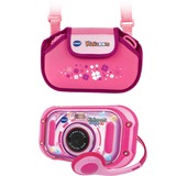 VTech KidiZoom Touch 5.0 Sommerbundle, Digitalkamera pink, inkl. Tasche