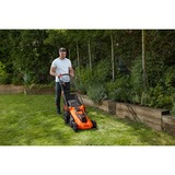 BLACK+DECKER Akku-Rasenmäher CLMA4820L2, 36Volt orange/schwarz, 2x Li-Ionen Akku 2,0 Ah