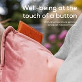 Beurer HK 77 Heaty blush-rose, Heizkissen lavendel, Samtbezug