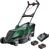 Bosch Heimwerken & Garten Akku-Rasenmäher AdvancedRotak 36V-40-650, 36Volt grün/schwarz, 2x Li-Ionen Akku 2,0Ah, POWER FOR ALL