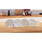 Bosch Home MUM5X720 Küchenmaschine rot/silber, 1.000 Watt, integrierte Waage, Serie 4