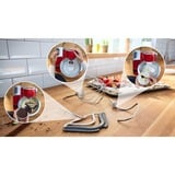 Bosch Home MUM5X720 Küchenmaschine rot/silber, 1.000 Watt, integrierte Waage, Serie 4