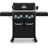 Broil King Gasgrill Baron 490 IR Shadow schwarz, mit Infrarot-Seitenbrenner und Heckbrenner