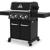 Broil King Gasgrill Baron 490 IR Shadow schwarz, mit Infrarot-Seitenbrenner und Heckbrenner