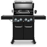 Broil King Gasgrill Baron 490 IR Shadow schwarz, mit Infrarot-Seitenbrenner und Heckbrenner