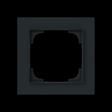 Busch-Jaeger Abdeckrahmen 1-fach, Abdeckung schwarz, Retail