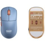 CHERRY XTRFY M68 Wireless, Gaming-Maus hellblau/kupfer