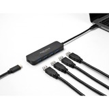 DeLOCK USB Type-C Hub 4 Port USB 3.2 Gen 1 mit Power Delivery 85 Watt, USB-Hub 