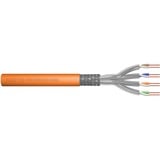 Digitus Professional Cat7 S/FTP Verlegekabel simplex, Dca orange, 250 Meter Trommel