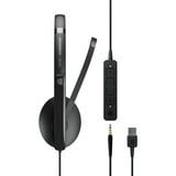 EPOS ADAPT 165 USB II, Headset schwarz, Stereo, USB, Klinke