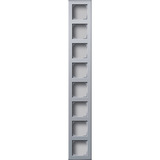 Gira Gehäuse achtfach Aluminium aluminium, Retail