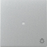 Gira Wippe Kontrollfenster und Symbol aluminium, Retail