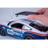 Jamara Deluxe Car Series - Porsche 911 Dakar Performance, RC blau/weiß, Maßstab 1:14, 2,4 GHz