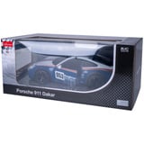 Jamara Deluxe Car Series - Porsche 911 Dakar Performance, RC blau/weiß, Maßstab 1:14, 2,4 GHz