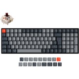 Keychron K4 Version 2, Gaming-Tastatur schwarz/grau, DE-Layout, Gateron Brown