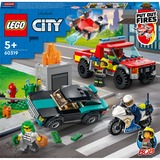 LEGO 60319 City Löscheinsatz und Verfolgungsjagd, Konstruktionsspielzeug 