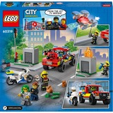 LEGO 60319 City Löscheinsatz und Verfolgungsjagd, Konstruktionsspielzeug 