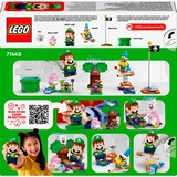 LEGO 71440 Super Mario Abenteuer mit dem interaktiven LEGO Luigi, Konstruktionsspielzeug 