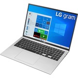 LG gram 16 (16Z90P-G.AA76G), Notebook silber, Windows 10 Home 64-Bit