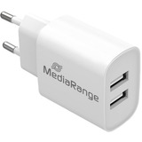 MediaRange 12W Schnellladeadapter, Ladegerät weiß
