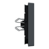 Merten Wippe Schlüssel für Wechselschalter Kreuzschalter und Taster Einsatz einteilig matt anthrazit, Retail