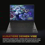 OMEN 16-am0190ng, Gaming-Notebook schwarz, Intel® Core™ i9-14900HX, NVIDIA GeForce RTX 5060, 32 GB DDR5, 1 TB (1 TB SSD), Windows Home