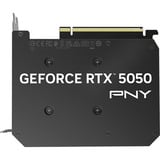 PNY GeForce RTX 5050 Single Fan, Grafikkarte DLSS 4, 3x DisplayPort, 1x HDMI 2.1