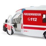 SIKU 2115 SUPER Mercedes-Benz Sprinter Miesen Typ C Rettungswagen, Modellfahrzeug rot/weiß