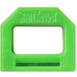 SMARTKEEPER ESSENTIAL USB-B Port Lock (BL04) + Lock Key Mini (U04), Einsteckschloss Farbcode Grün, 4 Stück + 1 Schlüssel