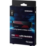 Samsung 990 PRO Heatsink 4 TB, SSD PCIe 4.0 x4, NVMe 2, M.2 2280, intern