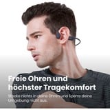 Shokz OpenRun, Kopfhörer schwarz, Bluetooth, Laden über magnetische Induktion
