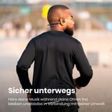 Shokz OpenRun, Kopfhörer schwarz, Bluetooth, Laden über magnetische Induktion