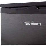Telefunken KTFK265EDI, Vollraumkühlschrank schwarz/edelstahl (dunkel)
