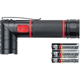 Wiha Multi-Taschenlampe schwarz/rot, mit LED-Licht, Laser und UV-Licht
